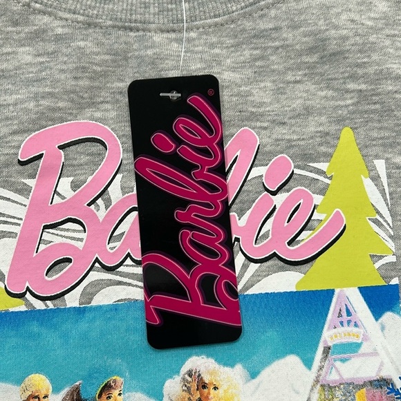 1837- Barbie Sweatshirt Junior Girl Size L NWT - Picture 4 of 7
